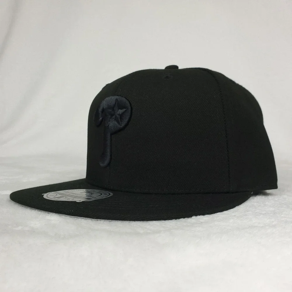 Philadelphia Phillies Mitchell & Ness‎ MLB Fitted 7 3/8 Flatbill Cap Hat 3D NWT